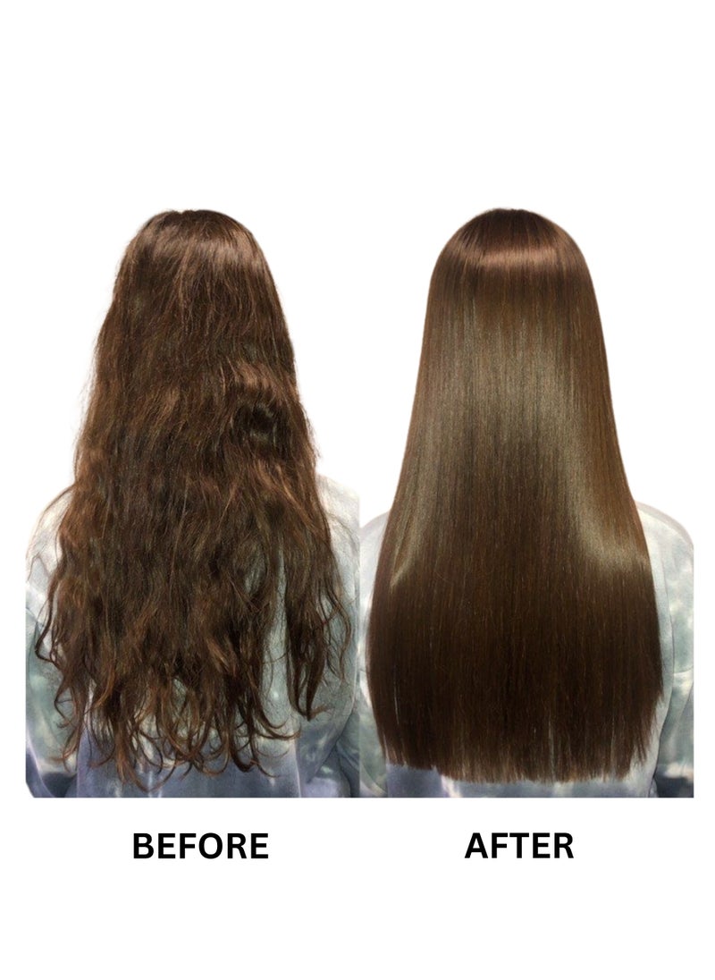 MASTERPRO PROFESSIONAL Brazilian Protein  Premium  Protein Hair Treatment Hair Straightening  with Coconut oil ,Aloe Vera ,Wheat Protein  & Collagen for All Hair Types Soft, Strong & Shine  Frizz Free  1L  - Image 3