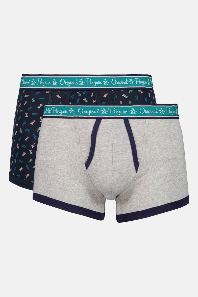 Original Penguin Men 2 Pieces Allover Print Trunks, Multicolor - Image 1