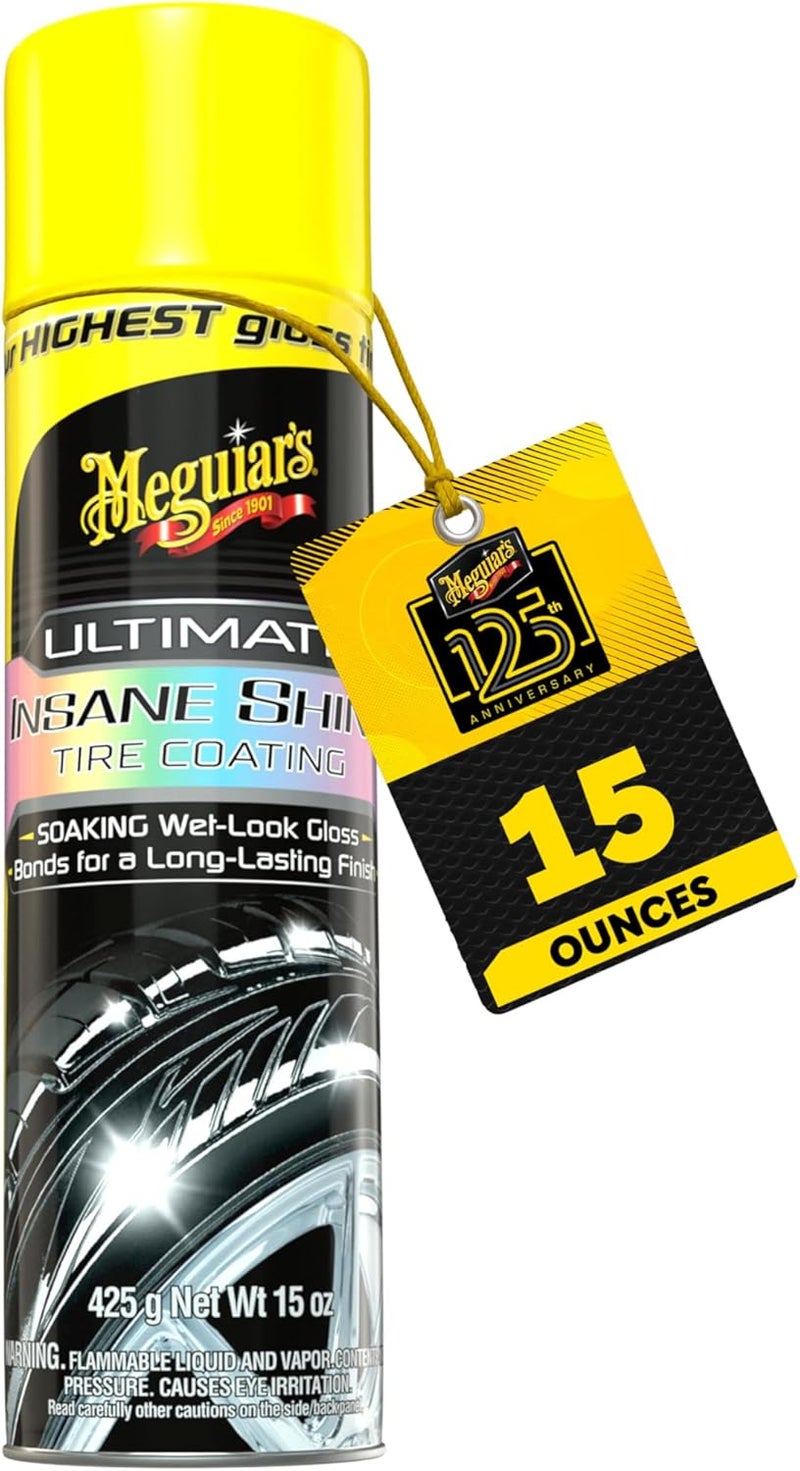 Meguiar's G190315 Ultimate Insane Shine Tire Coating - 15 oz - Image 1