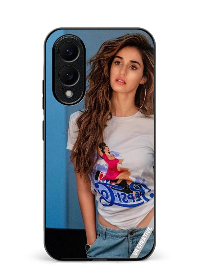 VR CREATIVE Protective Case Cover For Samsung Galaxy S25 Edge Bollywood Actress Disha Pattani Design Multicolour
