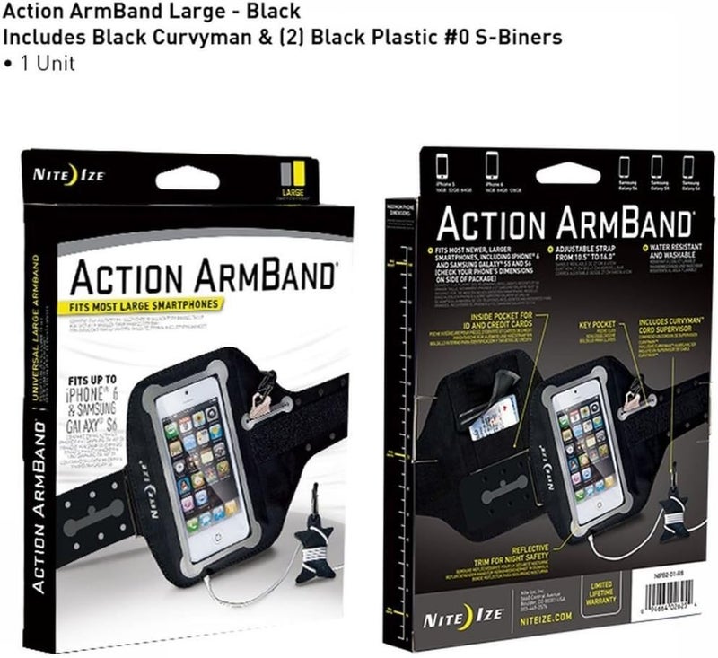Nite Ize Action Arm Band for iPhone - Black - Image 3