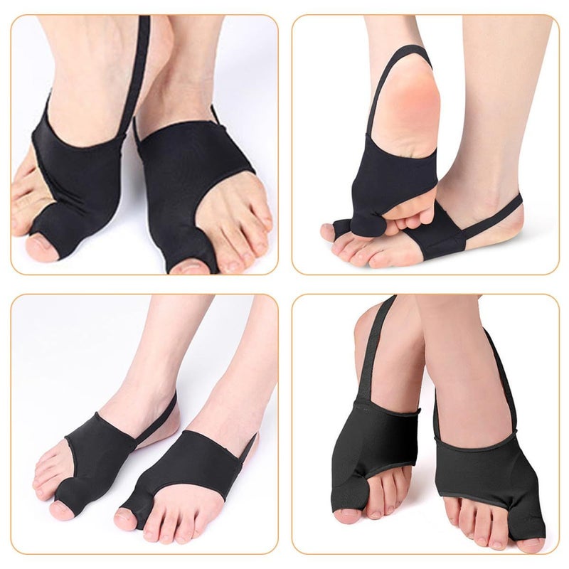 Toe Valgus Corrector Bunion Splint 2 Pcs Reusable Thumb Toe Straightener For Women Orthopedic Valgus Correcting Tool Home Use Foot Relief - Image 4