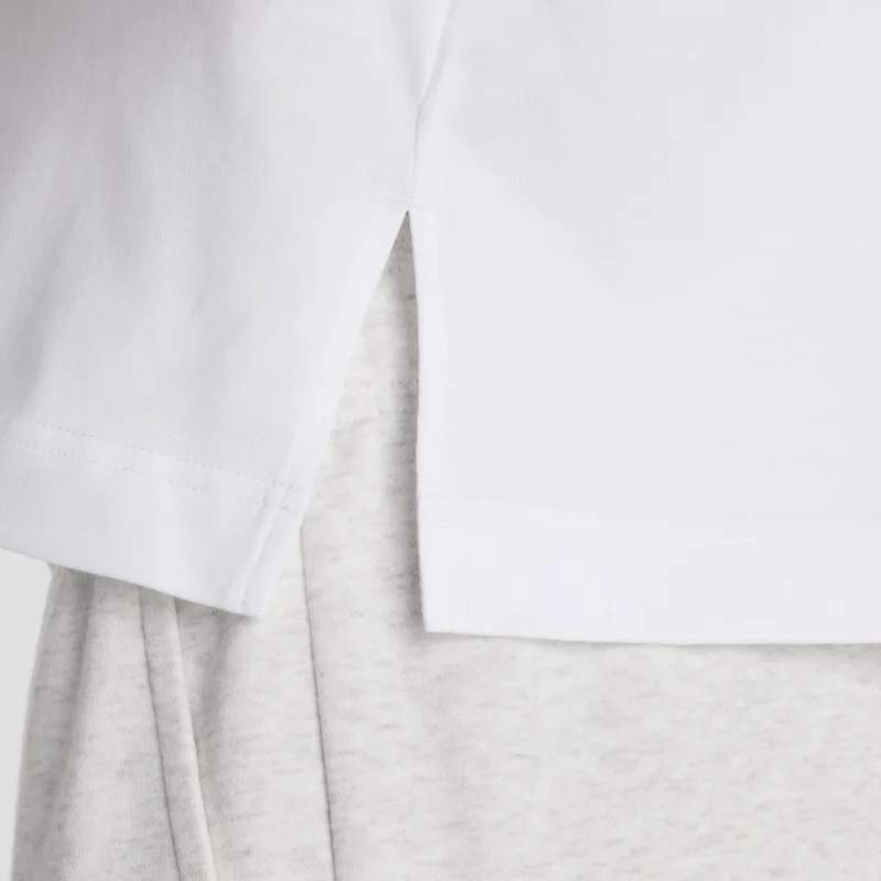New Balance White Watercolor Yellow Boxy T-Shirt for Women | Best Price UAE