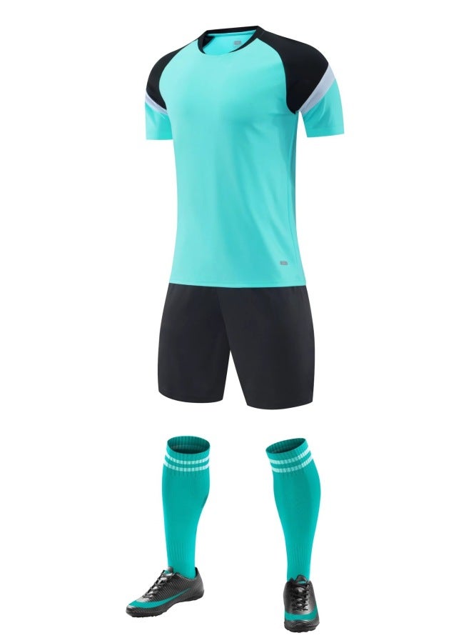 New Football Uniform Children's Competition Jersey School Team Competition Training Camp Team Uniform Printable Number