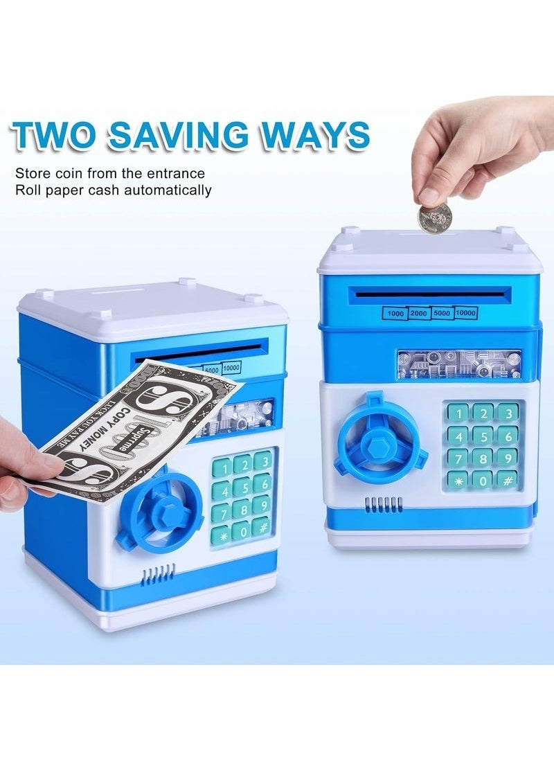 Zashe Password Piggy Bank – Digital Electronic Money Safe, Mini ATM Cash & Coin Saving Box, Fun Toy Gift for Kids  - Image 4