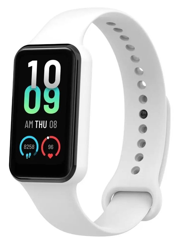 Soft TPU strap for the Xiaomi Redmi Smart Band 2 This soft and flexible wristband is ideal for both daily and sporty (White) - Image 1