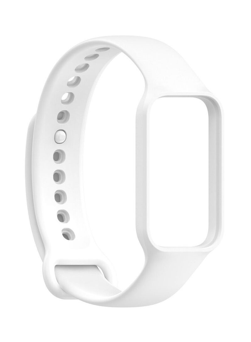 Soft TPU strap for the Xiaomi Redmi Smart Band 2 This soft and flexible wristband is ideal for both daily and sporty (White) - Image 2