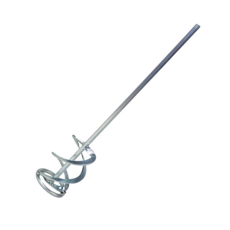 KROST Paint Mixer Rod, Stirrer Rod for Drill Machine (15"x 3", Medium, Steel Sliver) - Image 2