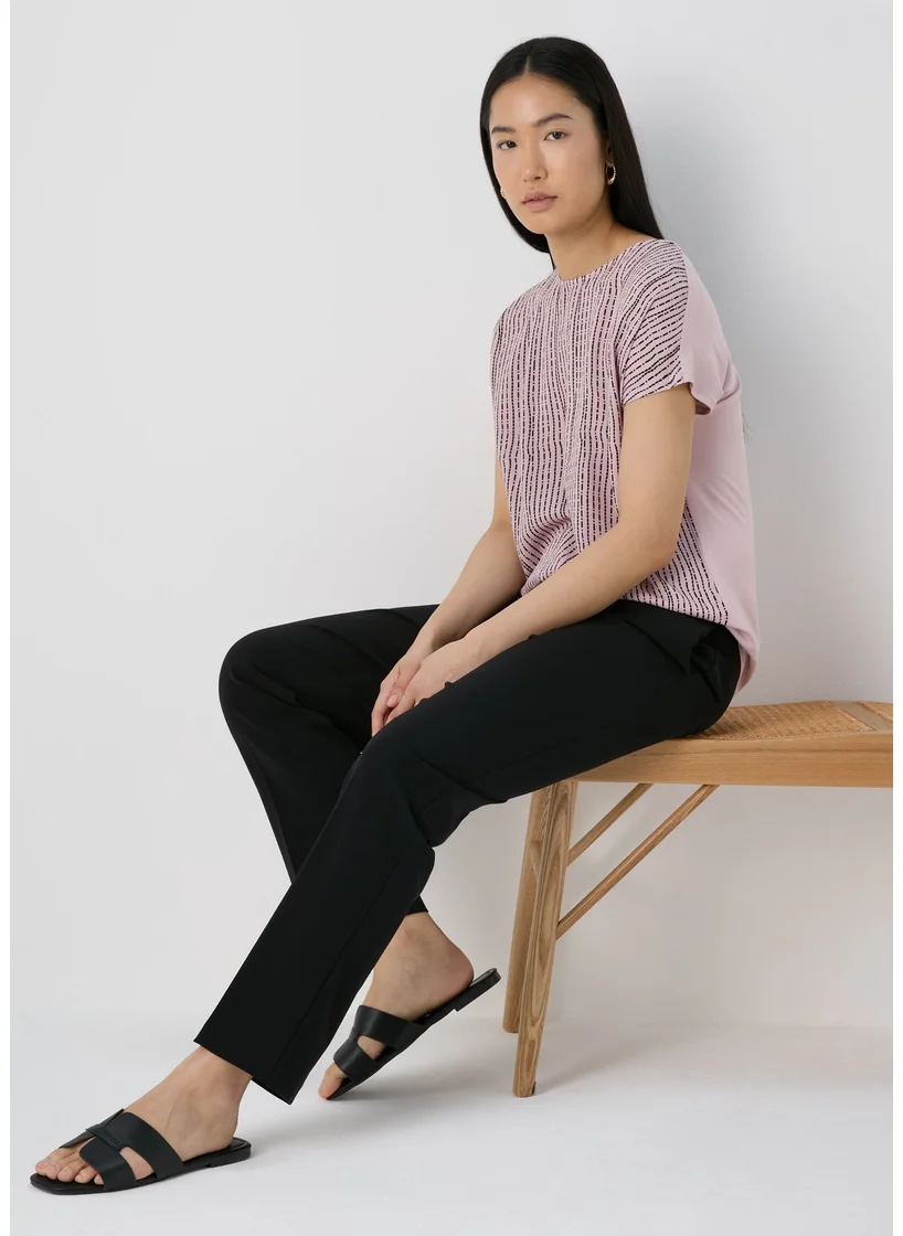 Matalan Et Vous Black Straight Leg Trousers