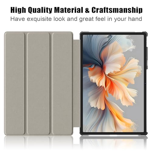 Gylint Case for Lenovo Yoga Tab Plus 12.7 Inch Case, Folding Folio Ultra-Thin PU Leather Stand Case Cover for Lenovo Yoga Tab Plus 12.7 TB-520FU 2025 Black - Image 4
