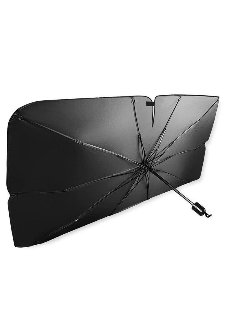 Fend Foldable Car Windshield Sun Shade Umbrella Protect Vehicle from UV Sun and Heat - Image 2