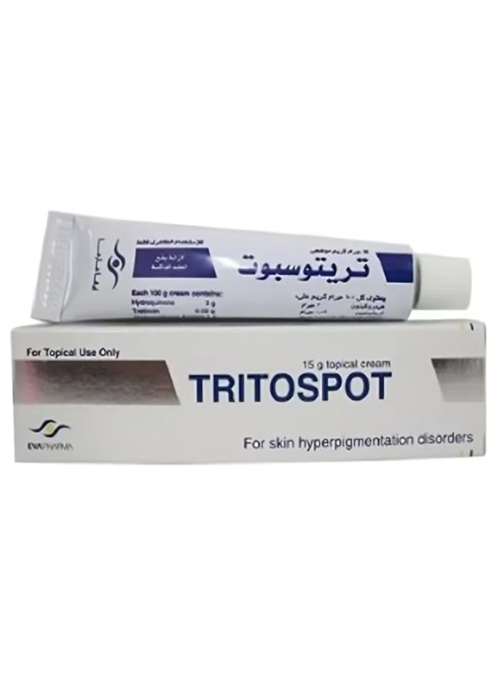 EVA PHARMA Tritospot for Skin hyperpigmentation disorders Cream 15grams  - Image 1