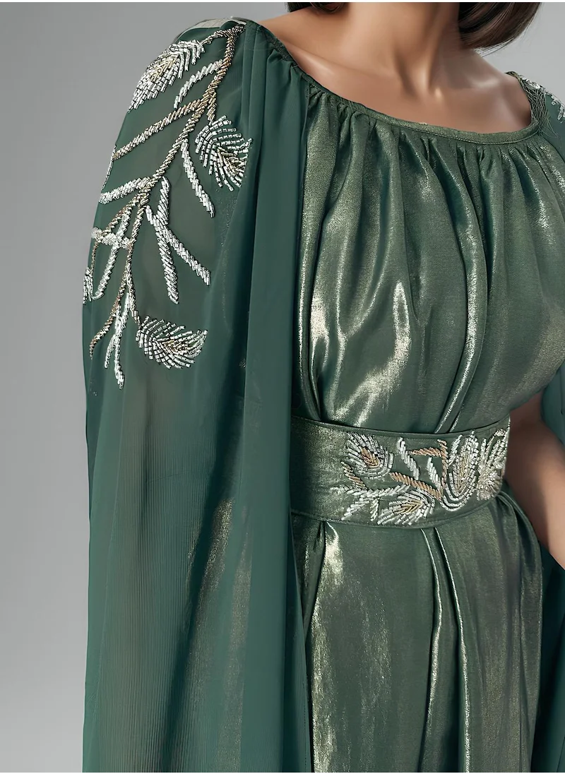 ECSTACY Cape Dress set
