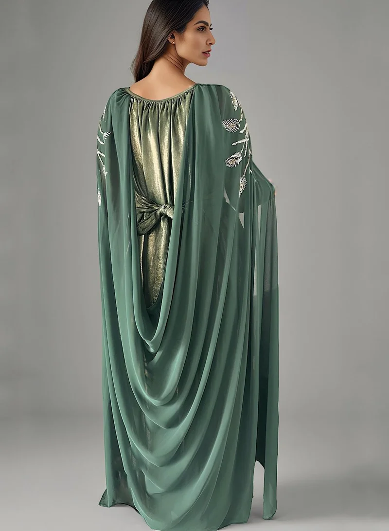 ECSTACY Cape Dress set