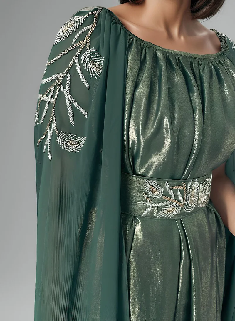 ECSTACY Cape Dress set