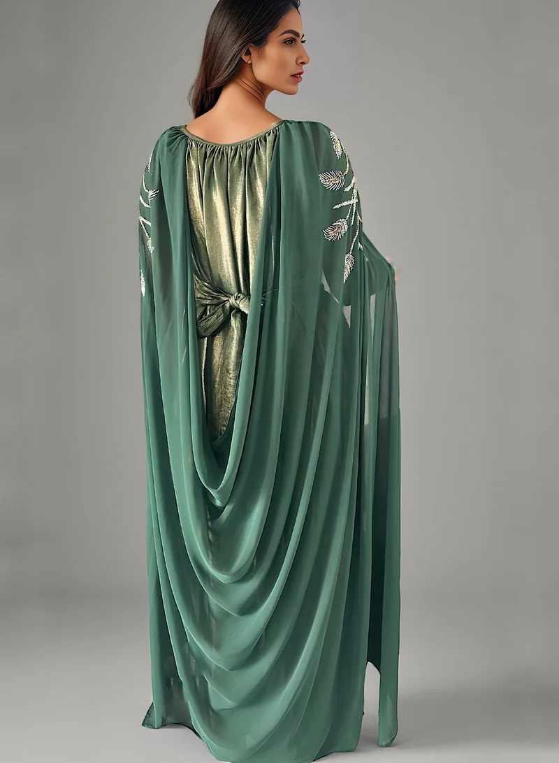 ECSTACY Cape Dress set