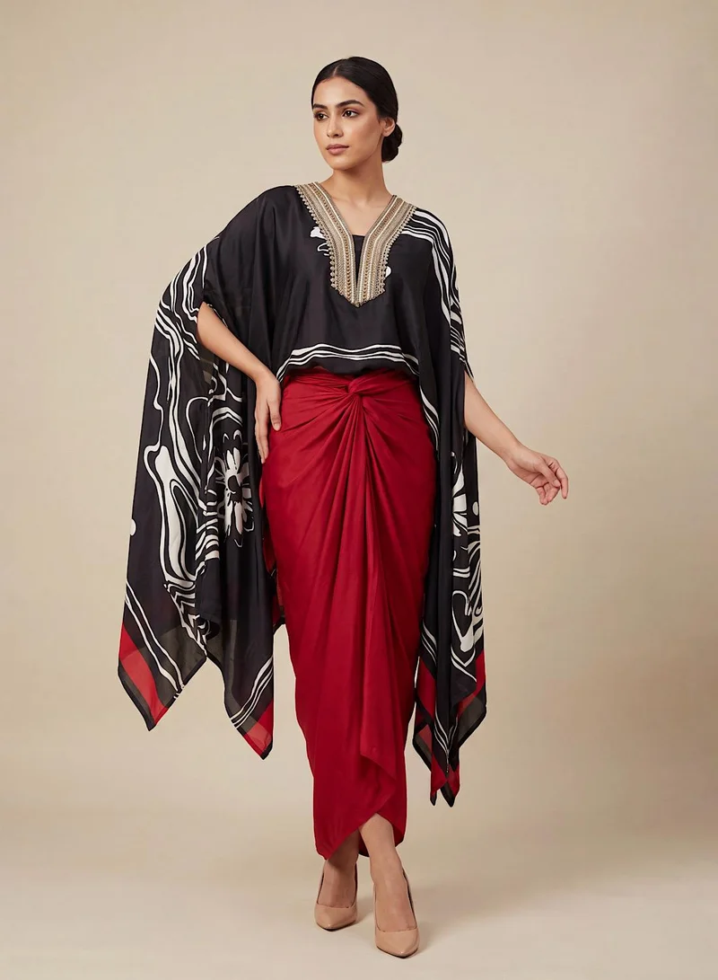 Ecstacy  Drape Skirt Set for Women | Best Price UAE