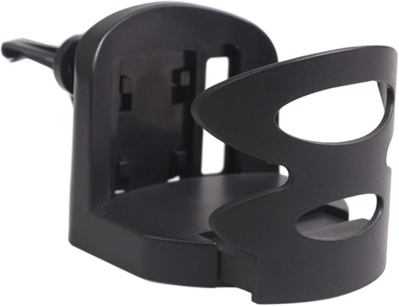 Folding ABS Car Cup Holder Black Beverage Bottle Stand For Vehicle Travel Daily Use - Image 1