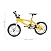 Lurrose 1 Set Miniature Bicycle Scooter Set Model Helmet Mini Finger Bike Toy Micro Landscape Ornament Miniature Garden Accessory 112 Scale Yellow - Image 4
