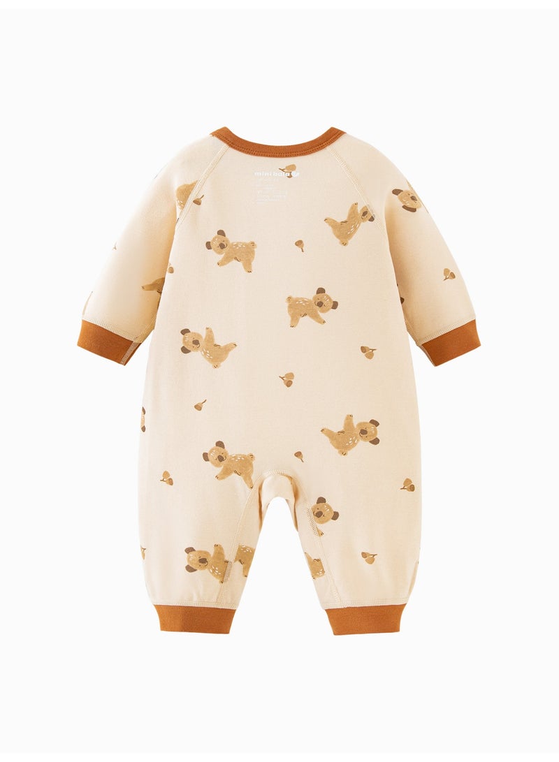 mini bala Baby Skin-friendly Breathable Romper Infant Soft Home Crawling Suit  - Image 5