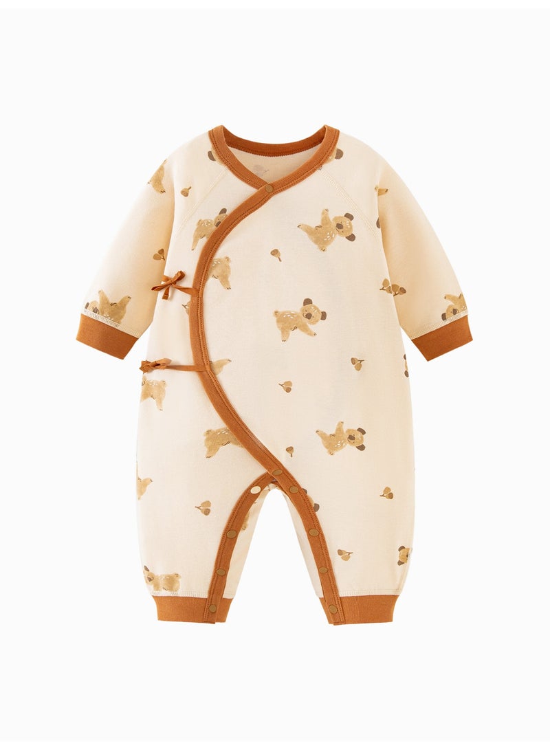 mini bala Baby Skin-friendly Breathable Romper Infant Soft Home Crawling Suit  - Image 4
