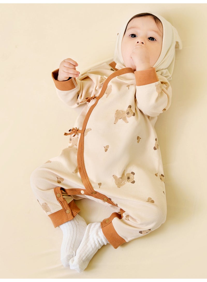 mini bala Baby Skin-friendly Breathable Romper Infant Soft Home Crawling Suit  - Image 2