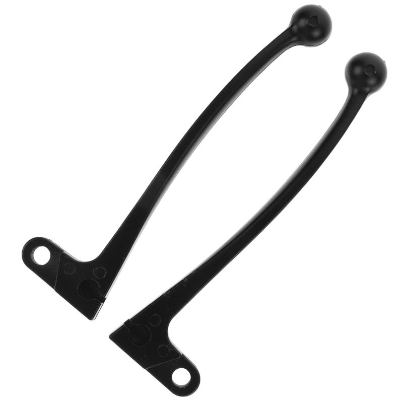 Motorcycle Brake Lever Handle Bar Replacement Pair Compatible With CG TMX Dirt Bike Controls Silver - Image 2