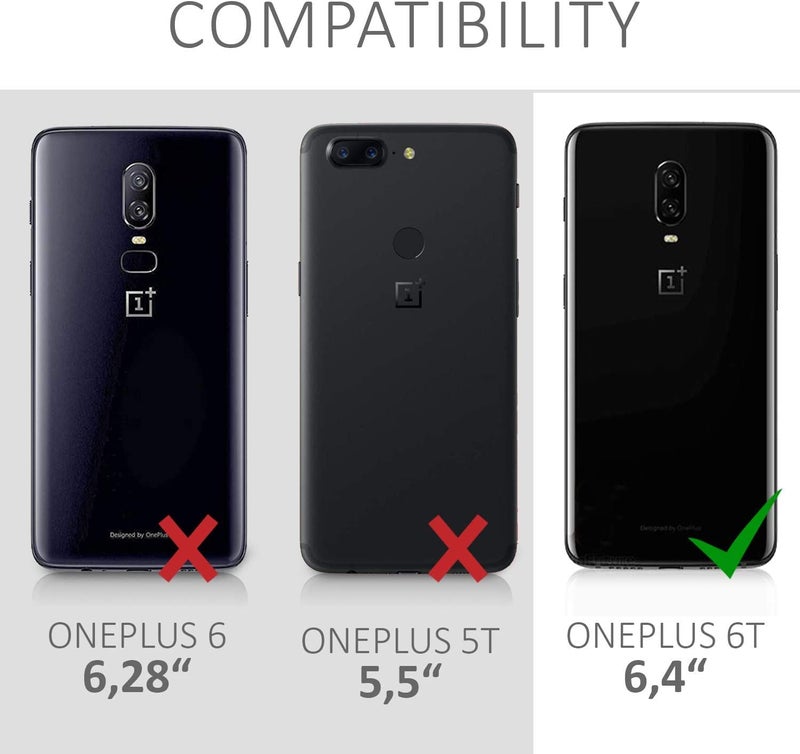 Nishtech غطاء خلفي شفاف هجين ناعم رفيع مضاد للغبار لهاتف OnePlus 6T / OnePlus 7 مع حماية للكاميرا - Image 2