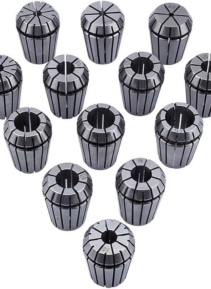 ER25 Spring Collet Set for CNC Engraving Machine & milling Lathe Tool TMPG Gripping Range: 2MM 