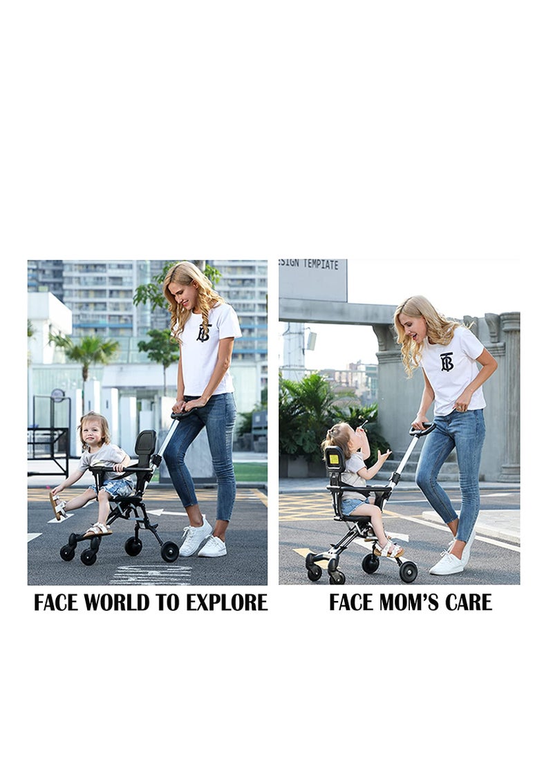 Generic Stroller for Travel Portable Compact Airport Stroller Mini Stroller for Travels All Terrain Toddler Stroller for Upto 65 Lbs.Color Black  - Image 3