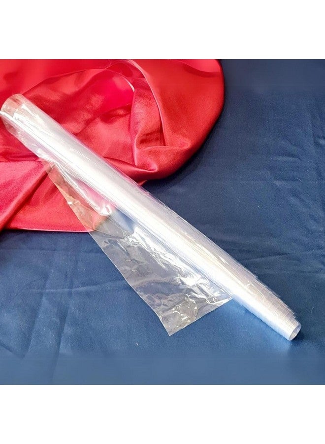 Satyam Kraft SATYAM KRAFT 1 Pc Gift Wrapping Vaccum Sheet Transparent Roll, Packing Materials to Wrap Wedding Gifts, Marriage, Birthday, Anniversary, Gift Cover, Hampers, Gifts and DIY to wrap flowers (Transparent, 15 meter) - Image 1