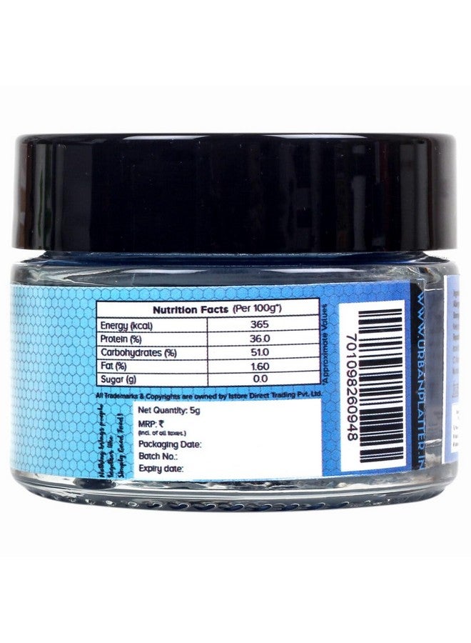 Urban Platter مسحوق سبيرولينا الزرقاء من أوربان بلاتر، 5 جرام [مستخلص فيكوسيانين] - Image 3