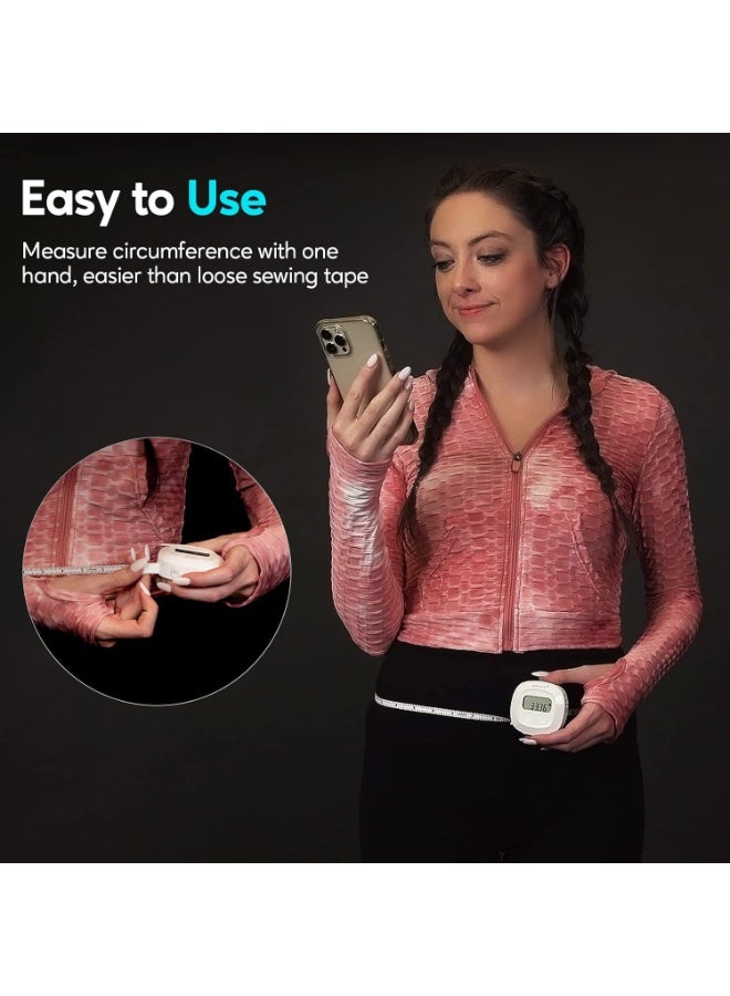 general Digital Body Tape Measure, 60in Body Measuring Tape, Bluetooth Measuring Tape for Body Measurements with App, Body Fat Measurement Device for Weight Loss, Locking, Retractable - Image 4