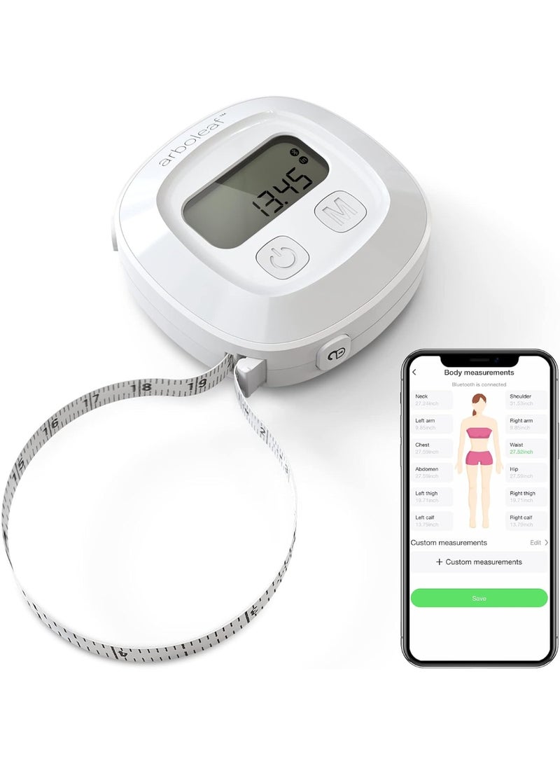 general Digital Body Tape Measure, 60in Body Measuring Tape, Bluetooth Measuring Tape for Body Measurements with App, Body Fat Measurement Device for Weight Loss, Locking, Retractable - Image 1