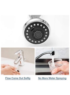 SYOSI 6 Pieces Faucet Aerator Insert Water Tap Aerators Faucet Flow Restrictor Replacement Parts for Bathroom or Kitchen 1.2GPM 16.5mm 0.65Inch  - Image 2