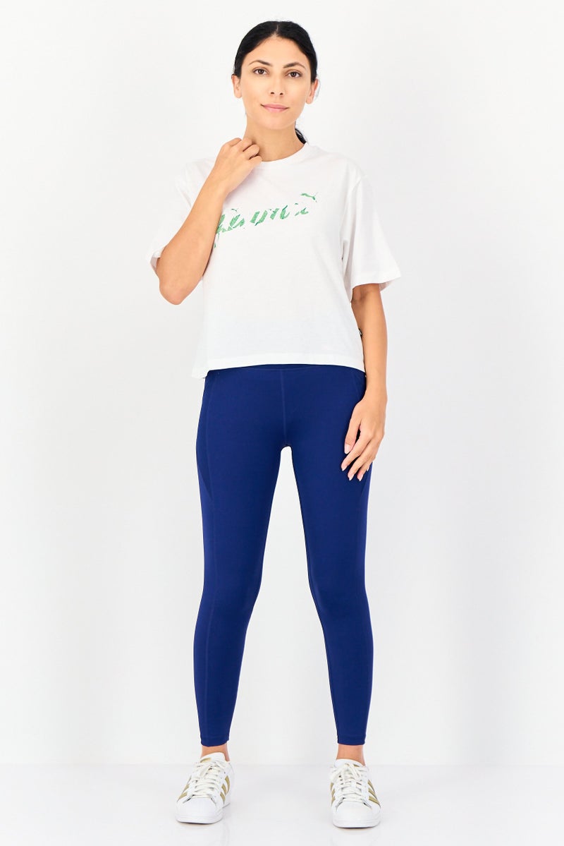 PUMA Women Sportswear Fit Short Sleeve Outdoor T-Shirt, White - Image 4