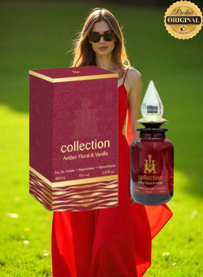 6 Pieces Collection Amber Floral And Vanilla Perfume EDT 85ML