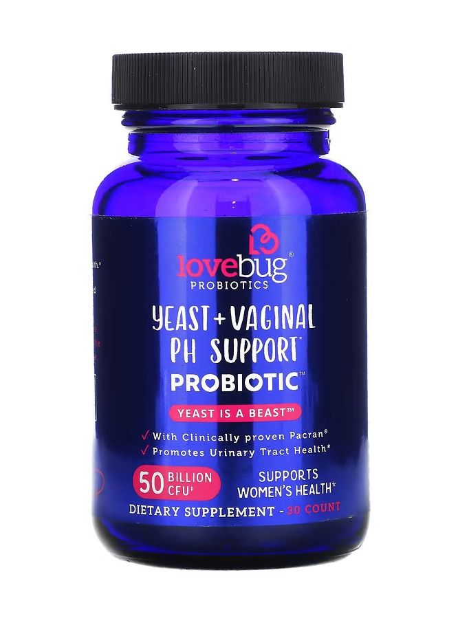 LoveBug Probiotics Yeast + PH Support Probiotic Advanced Strength - Image 2
