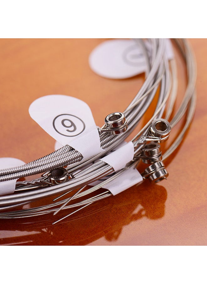 ZIKO - ZIKO DN-009 Extra Light Guitar Strings for Electric Guitars Hexagonal Core Namo Coating Nickel Winding 6pcs Strings Set - Image 1