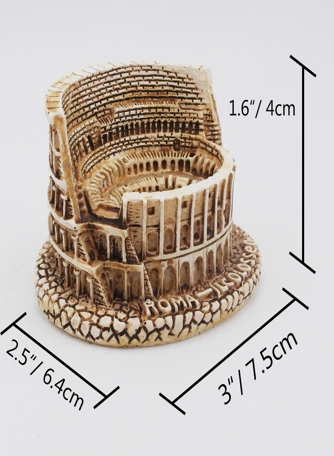 Kocris Casa Rome Colosseum Fish Tank Decorations Ancient Arena Amphitheatre Roman Reptile Turtle Lizard Spider Tanks Terrarium Building Décor Ornament Pet - Image 5