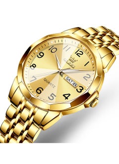 OLEVS OLEVS Valentine's Romantic Couple Watches His and Hers Ultrathin Classic Quartz Analog Wrist Watches Gifts Set for Lovers Set of Two Quartz Watch Stainless Steel Waterproof Date Watches  - Image 2