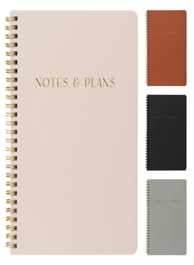 ZICOTO Beautiful Daily Planner And Notebook With Hourly Schedule - Aesthetic Spiral To do List Notepad to Easily Organize Your Tasks And Appointments - Stylish Book And School Or Office Supplies For Women - Image 1