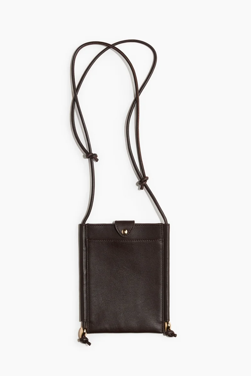 Leather crossbody bag