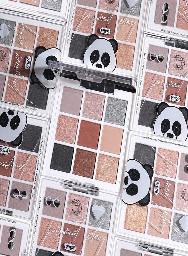 اللعب الصباغ لوحة ظلال العيون Pigment Play، للنساء، X Emoji، تركيبة فائقة الصبغة وسهلة الدمج، 9 جم (Wassup Panda?، 9 جم) - Image 2