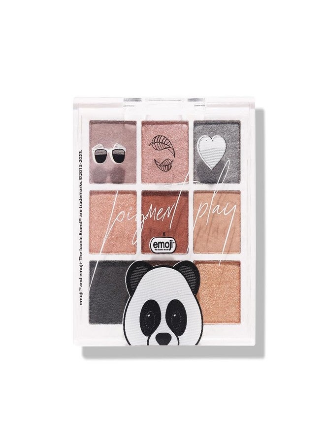 اللعب الصباغ لوحة ظلال العيون Pigment Play، للنساء، X Emoji، تركيبة فائقة الصبغة وسهلة الدمج، 9 جم (Wassup Panda?، 9 جم) - Image 1