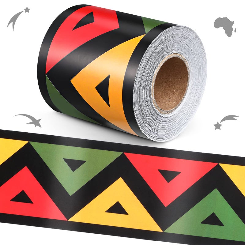 Sabary 68.9 Feet Juneteenth Day Bulletin Board Border June 19th Rolled Chalkboard Wall Decor for Patriotic Freedom Independence Day 250th Anniversary USA Decorations - Image 1