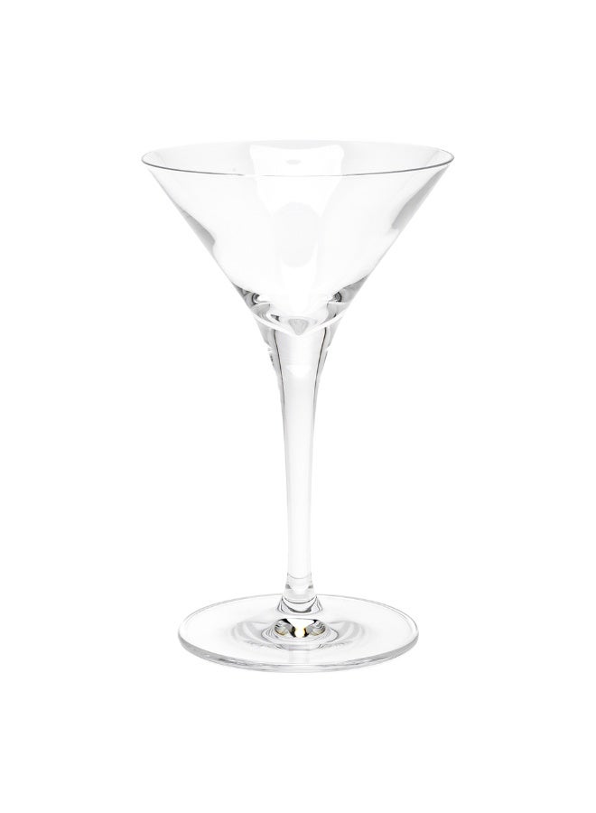 Restaurantware Voglia Nude 5 Ounce Martini Glasses, Set Of 6 Crystal Martini Glasses - Laser-Cut Rim, Dishwasher-Safe Glassware, Fine-Blown Crystal Cocktail Glasses, Serve Manhattans or Cosmos - Image 1