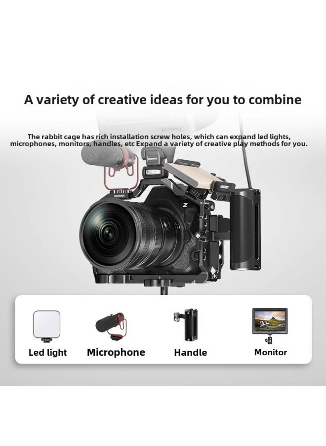 Generic NEEWER/Newer Applicable Nikon Z8 Metal Rabbit Cage Bracket Micro Single Camera L-shaped Protection Expansion Frame Accessories-Color:Nikon Z8 Special Metal Rabbit Cage  - Image 4