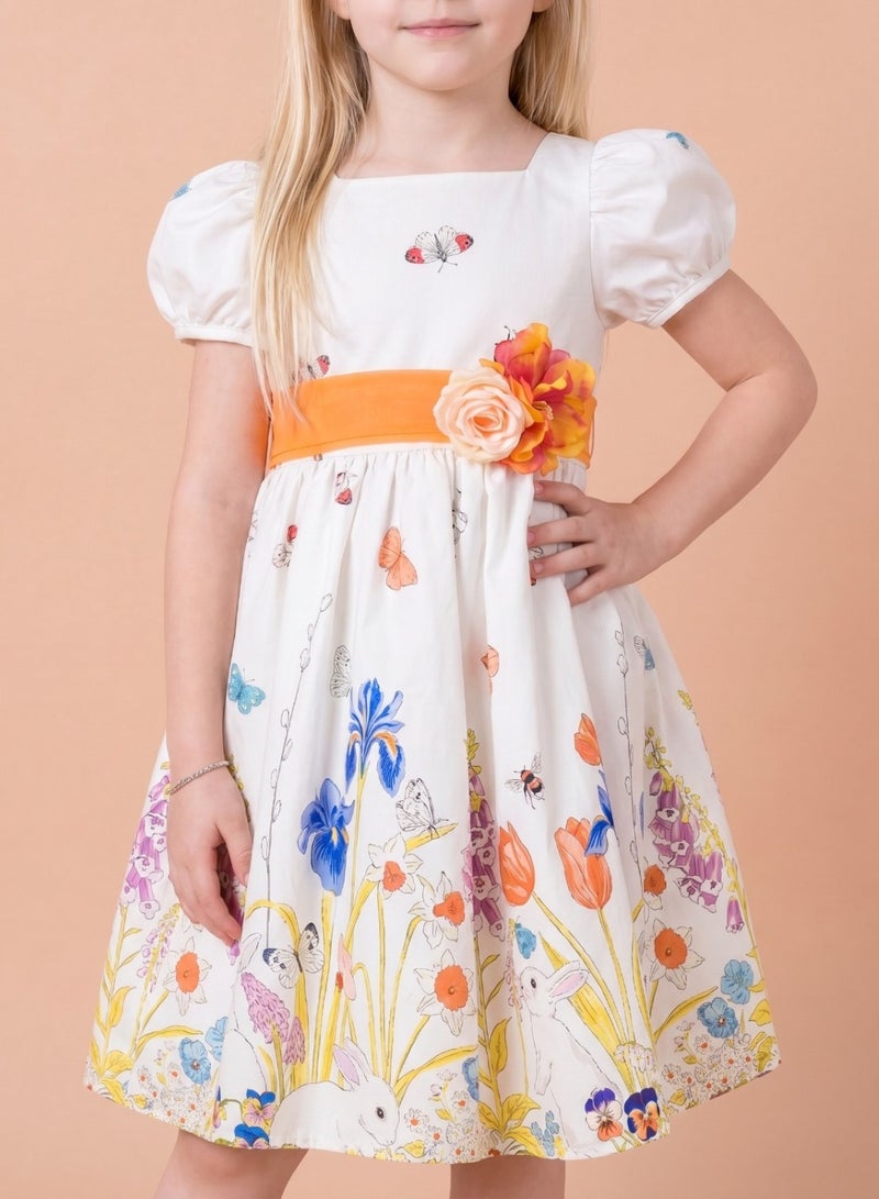 babyqlo Floral Print Dress - Image 3