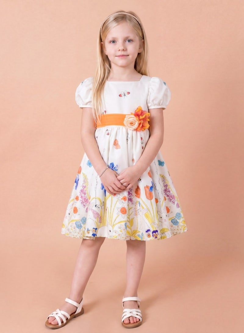 babyqlo Floral Print Dress - Image 5